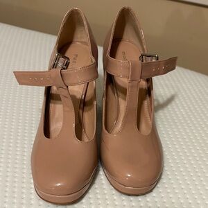 Madden Girl Women's Nude Heels with Strap